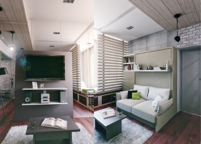 Thiết kế chung cư 22m2