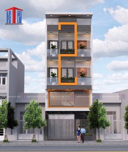 nhà phố đẹp 3 tầng hiện đại