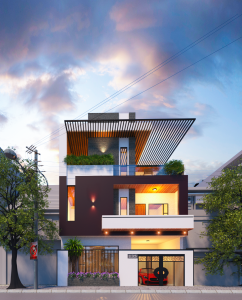 Mẫu nhà phố đẹp ngang 8m cuốn hút