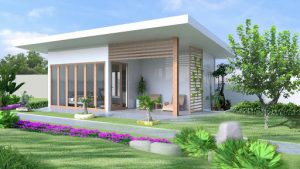 Mẫu nhà tiền chế 1 tầng thiên nhiên